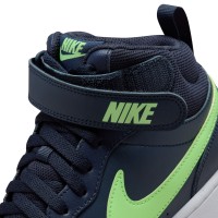 Ботинки детские Nike Court Borough Mid 2 Gs Dark Obsidian/White/Lime Blast, s.40 фото №8 — интернет-магазин Desire.md
