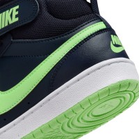 Ботинки детские Nike Court Borough Mid 2 Gs Dark Obsidian/White/Lime Blast, s.40 фото №9 — интернет-магазин Desire.md