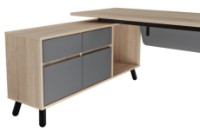 Masa de birou Deco Fusion + Box Left 2000x800/1550x400 imaginea #2 — magazin online Desire.md