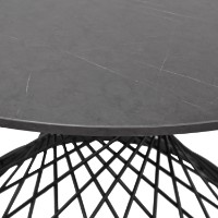 Обеденный стол Deco Safira 1300 Black фото №2 — интернет-магазин Desire.md