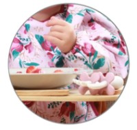 Слюнявчик BabyOno Floral (1477/01) фото №5 — интернет-магазин Desire.md