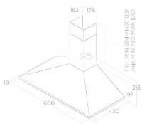 Hota Elica Missy BL/A/60 imaginea #4 — magazin online Desire.md