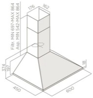 Hota Elica Missy LX WH/A/60 imaginea #5 — magazin online Desire.md