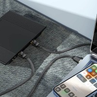 Cablu rețea Hoco US07 General 10m Black imaginea #2 — magazin online Desire.md