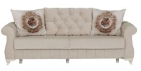 Canapea Moda Life Bianco 3 225x82x92cm Cream imaginea #1 — magazin online Desire.md
