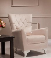 Fotoliu Moda Life Bianco 80x87x110cm Cream imaginea #2 — magazin online Desire.md