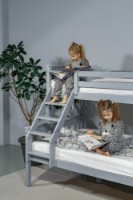 Детская кровать MobiCasa Etajat Mowgli 80 120x200 Gray фото №2 — интернет-магазин Desire.md