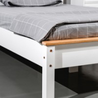 Pat copii MobiCasa Hercules 90x200 White/Antic imaginea #2 — magazin online Desire.md