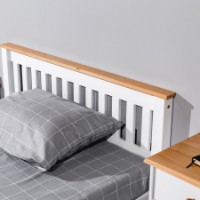 Pat copii MobiCasa Hercules 90x200 White/Antic imaginea #4 — magazin online Desire.md