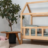 Детская кровать MobiCasa Jasmine 80x160 Natur фото №3 — интернет-магазин Desire.md