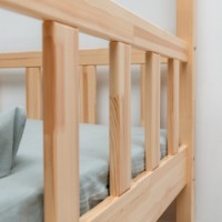 Детская кровать MobiCasa Jasmine 80x160 Natur фото №4 — интернет-магазин Desire.md