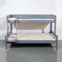 Детская кровать MobiCasa Etajat Mira 80/120x200 Gray фото №2 — интернет-магазин Desire.md