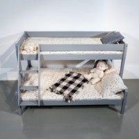 Детская кровать MobiCasa Etajat Mira 80/120x200 Gray фото №3 — интернет-магазин Desire.md