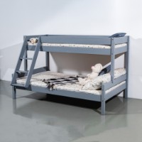 Детская кровать MobiCasa Etajat Mira 80/120x200 Gray фото №1 — интернет-магазин Desire.md