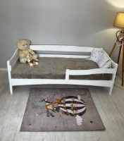 Детская кровать Гойдалка Afina White/Buk (1B79-1) фото №4 — интернет-магазин Desire.md