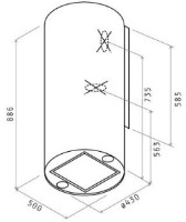 Вытяжка Elica Tube Pro BL MAT/A/43 фото №3 — интернет-магазин Desire.md