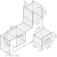 Cuptor electric Elica Virtus Combi Steam MW 645 TFT BL imaginea #2 — magazin online Desire.md