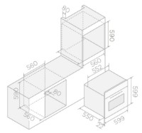 Cuptor electric Elica Virtus Multi 60 TFT BL imaginea #2 — magazin online Desire.md