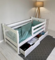 Детская кровать Гойдалка Taddy White/Buk (1B619-1) фото №6 — интернет-магазин Desire.md