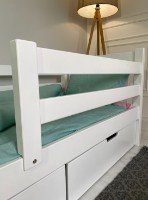 Детская кровать Гойдалка Taddy White/Buk (1B619-1) фото №2 — интернет-магазин Desire.md