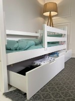 Детская кровать Гойдалка Taddy White/Buk (1B619-1) фото №3 — интернет-магазин Desire.md