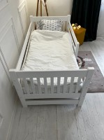 Детская кровать Гойдалка Taddy White/Buk (1B69-1) фото №4 — интернет-магазин Desire.md