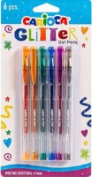 Pix cu gel Carioca Glitter (53249) 6pcs