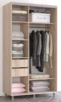 Шкаф-купе Mobildor-Lux Aron 120x210 Oak Sonoma/White (aron1724) K фото №2 — интернет-магазин Desire.md