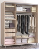 Шкаф-купе Mobildor-Lux Aron 190x240 Oak Sonoma/White (aron1551) K фото №2 — интернет-магазин Desire.md