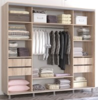 Шкаф-купе Mobildor-Lux Aron 240x220 Oak Sonoma/White (aron2207) K фото №2 — интернет-магазин Desire.md