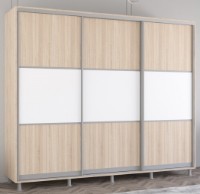 Dulap cu uşi glisante Mobildor-Lux Aron 260x200 Oak Sonoma/White (aron2763) K