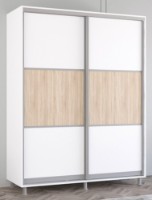 Dulap cu uşi glisante Mobildor-Lux Aron 170x230 White/Oak Sonoma (aron2139) K