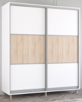 Шкаф-купе Mobildor-Lux Aron 200x210 White/Oak Sonoma (aron1511) K