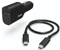 Автомобильная зарядка Hama USB-C Car Notebook Power Supply (200018)