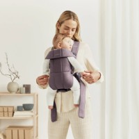 Marsupiu pentru copii BabyBjorn Mini Dark Purple (021034E1) imaginea #4 — magazin online Desire.md