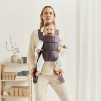 Marsupiu pentru copii BabyBjorn Mini Dark Purple (021034E1) imaginea #6 — magazin online Desire.md