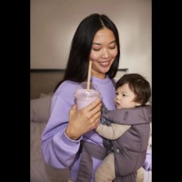 Marsupiu pentru copii BabyBjorn Mini Dark Purple (021034E1) imaginea #7 — magazin online Desire.md