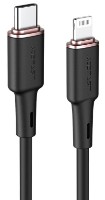 Cablu USB Acefast Type-C to Lightning Black (C2-01)