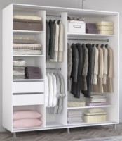 Dulap cu uşi glisante Mobildor-Lux Aron 210x220 White (aron808) K1 imaginea #2 — magazin online Desire.md