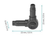 Коннектор садовый Gardena Micro-Drip-System 4.6mm (13212-20) фото №2 — интернет-магазин Desire.md