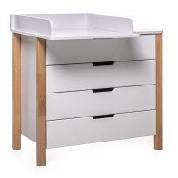 Comodă Eucalyptus Karol90 Whie/Naturel (DSK-K03) imaginea #2 — magazin online Desire.md