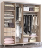 Шкаф-купе Mobildor-Lux Aron 200x240 Oak Sonoma+Picture (aron2177) фото №2 — интернет-магазин Desire.md