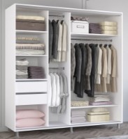 Dulap cu uşi glisante Mobildor-Lux Aron 210x210 White (aron1079) imaginea #2 — magazin online Desire.md