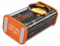 Boxă portabilă Hoco DS38 Mech Transparent Orange imaginea #2 — magazin online Desire.md