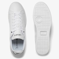 Ghete pentru bărbați Lacoste Men's Carnaby Pro BL Leather Tonal White 43 imaginea #3 — magazin online Desire.md