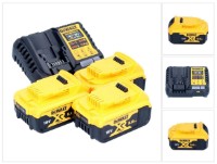 Incarcator+3 acumulatoare DeWalt DCB1104P3 imaginea #2 — magazin online Desire.md
