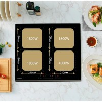 Plită incorporabilă cu inducție Fabiano FHBI 3201 Lux Black imaginea #3 — magazin online Desire.md