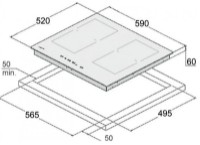 Plită incorporabilă cu inducție Fabiano FHBI 3201 Lux Black imaginea #4 — magazin online Desire.md