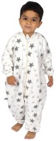 Pijama pentru copii Sevi Organic Muslin Grey Star 1year (307-73)