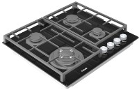 Газовая панель Fabiano FHG 8244 VGHT Black Glass фото №2 — интернет-магазин Desire.md